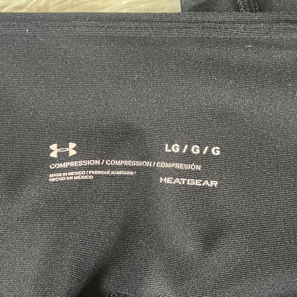 Under Armour Jet Black compression Leggings - Picture 3 of 4